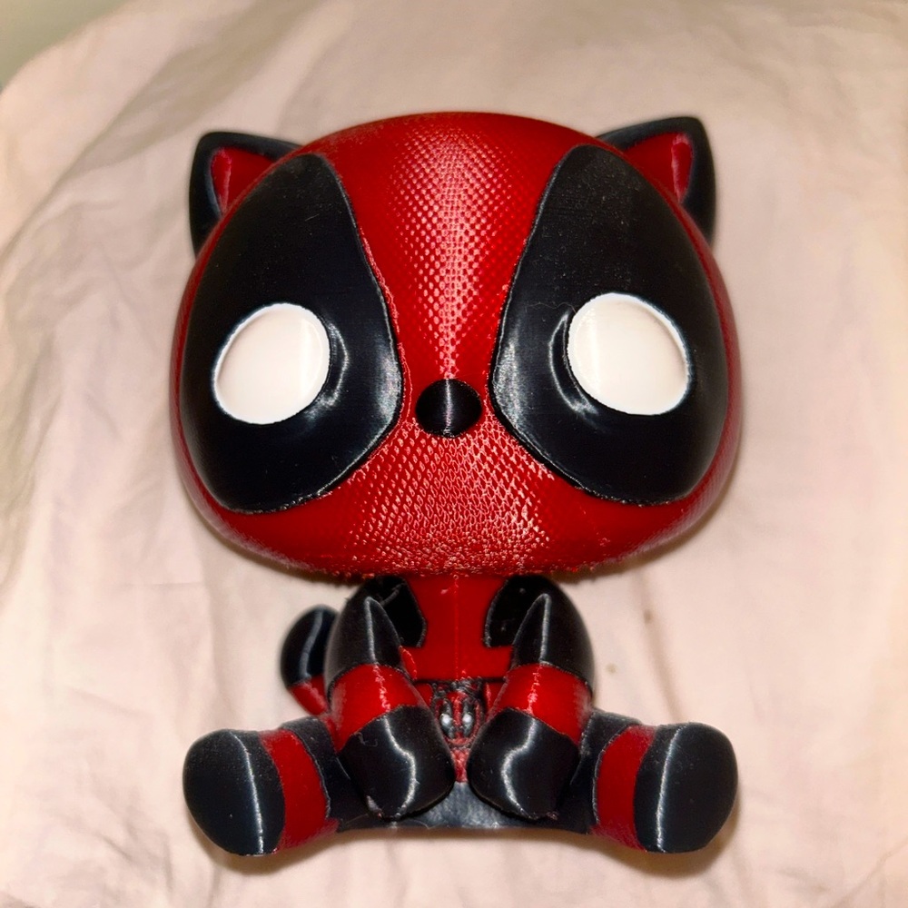 3-D Printed Deadpool Cat